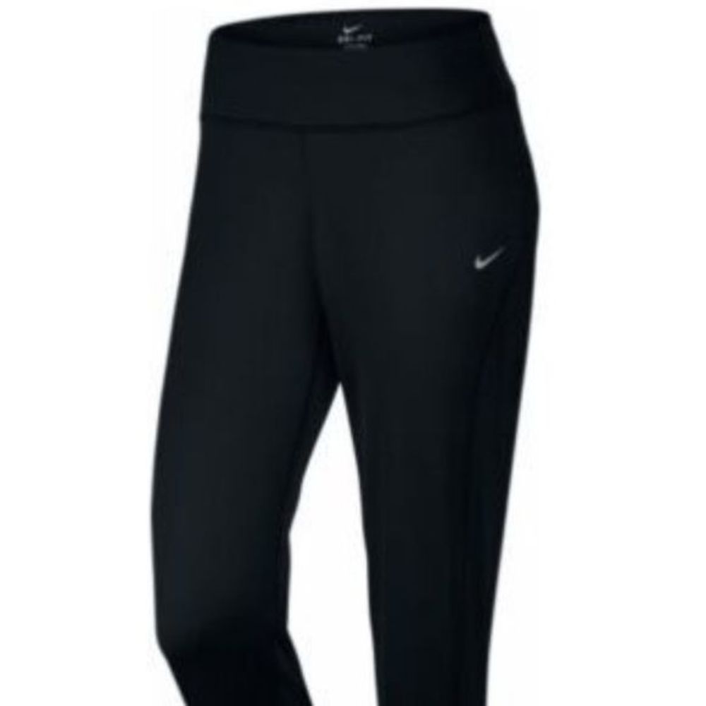 NEW Womens Medium NIKE Thermal Running Jogger Pants Dri Fit 686925-010 Black